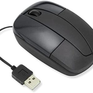 Retractable Laser Mouse, Black
